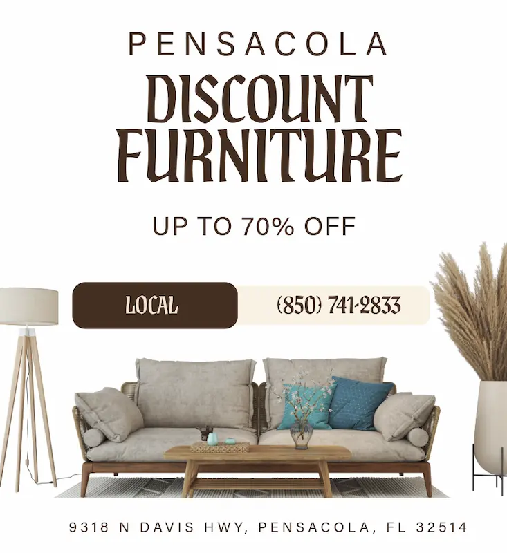 Discount Furniture showroom at Furniture Pensacola FL
